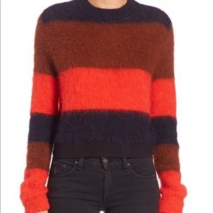 Rag & Bone Striped Cropped Sweater